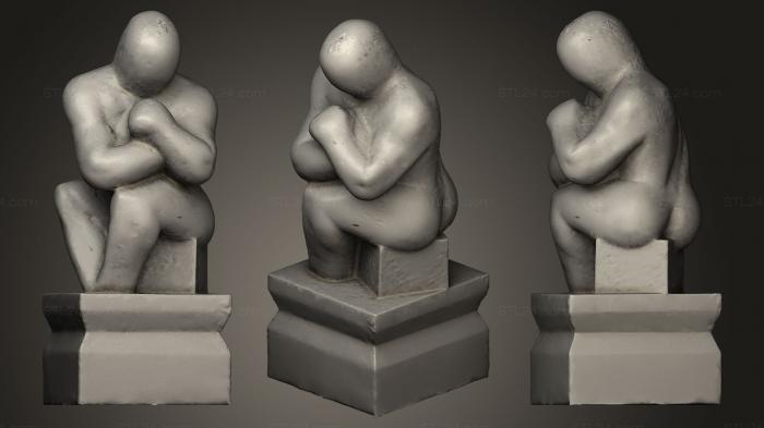 Статуэтки и статуи разные (Мраморная Скульптура_2, STKR_0289) 3D модель для ЧПУ станка